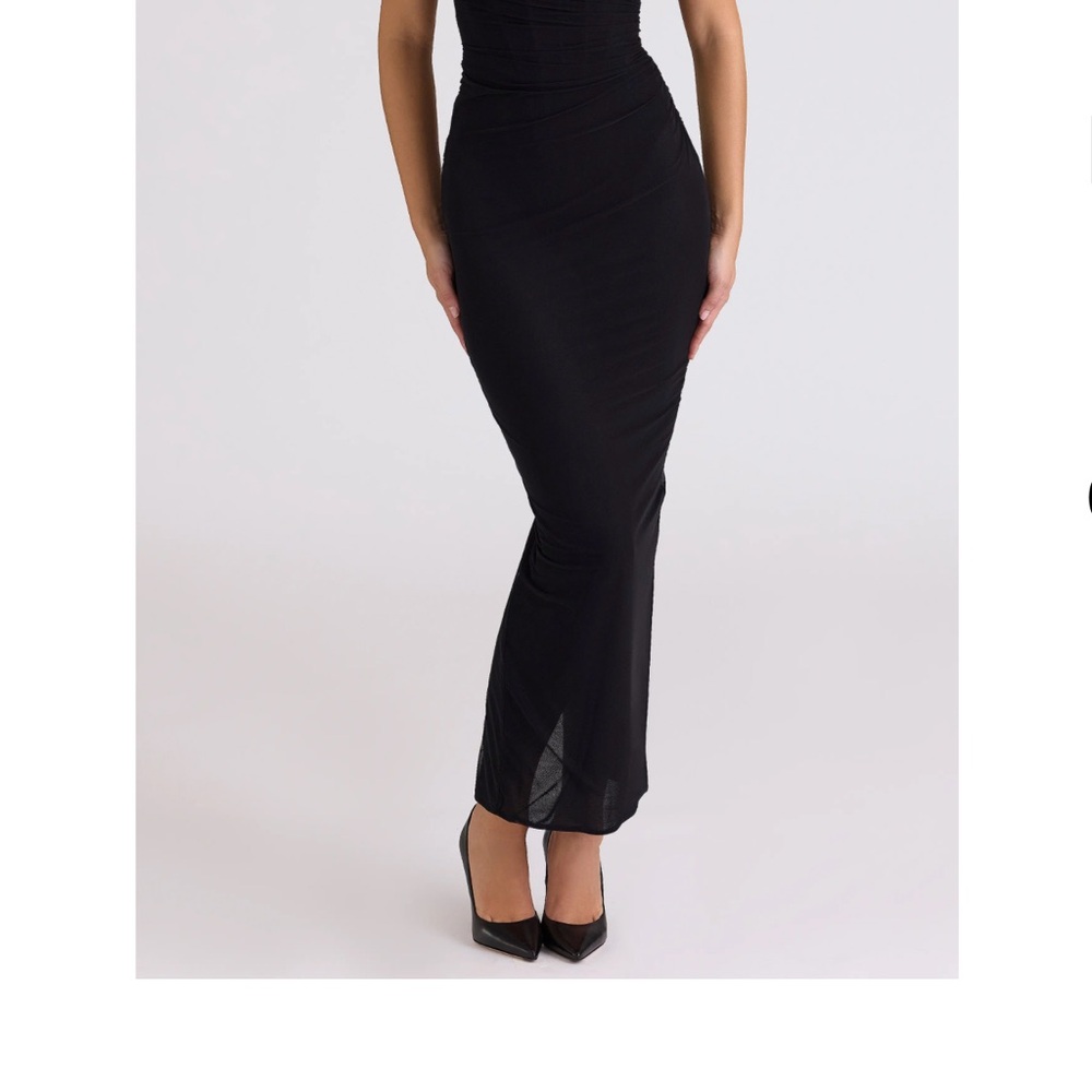 Elegant Black Maxi Skirt
